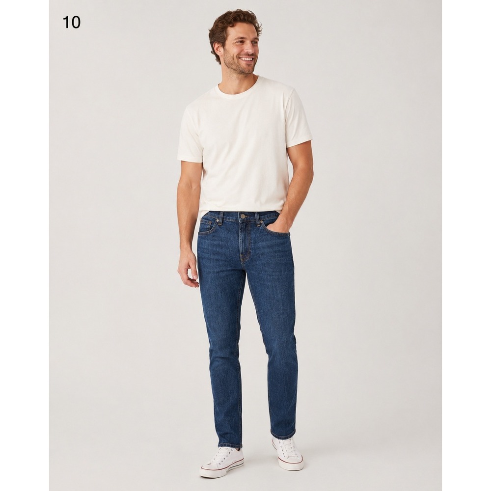 Everlane Straight Leg Jeans Mens 30x30 Slim Blue Cotton